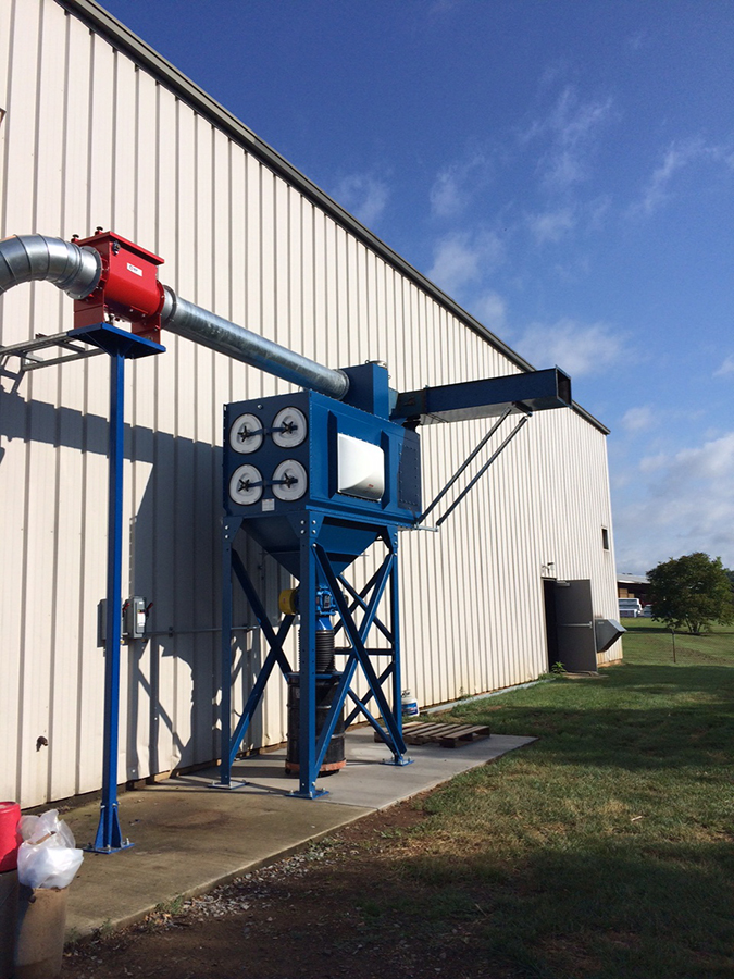 Industrial Dust Collection System Increases in Size and Decreases in