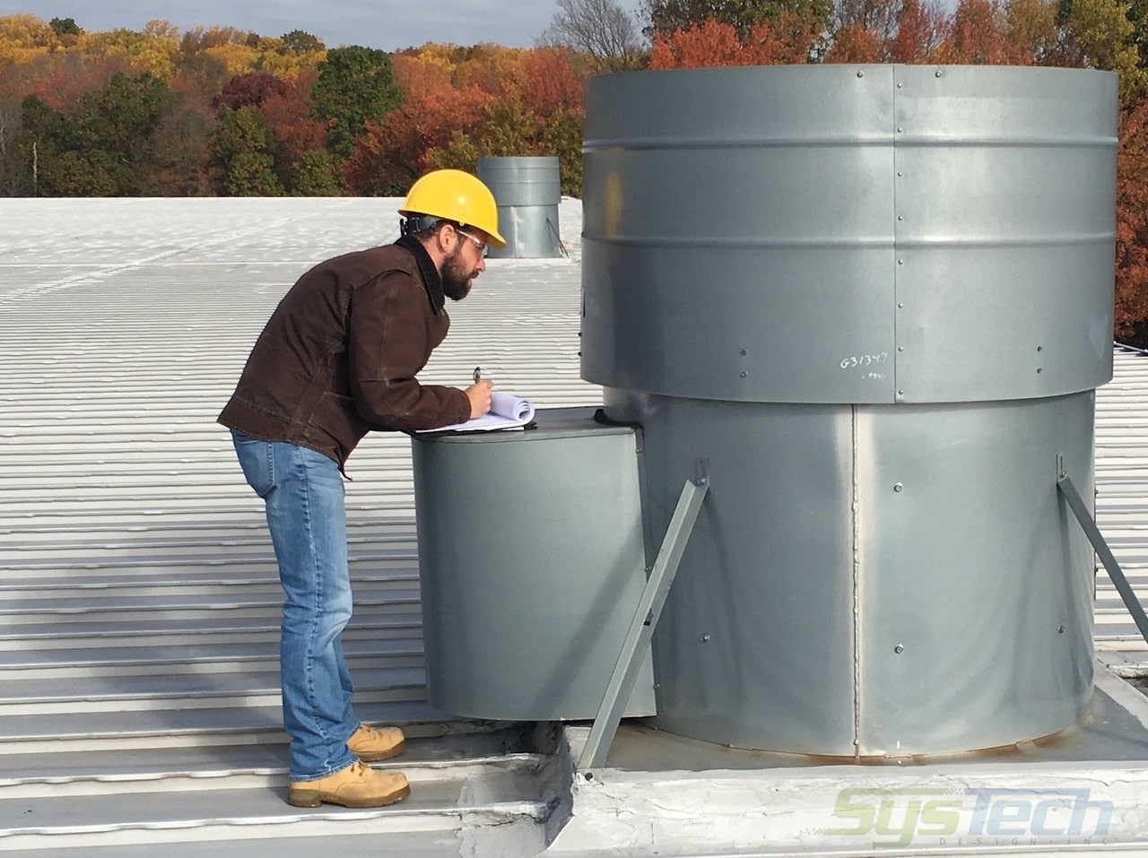 Roof exhaust survey