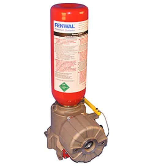 Explosion Suppression Systems - IEP Technologies - PistonFire Suppressor