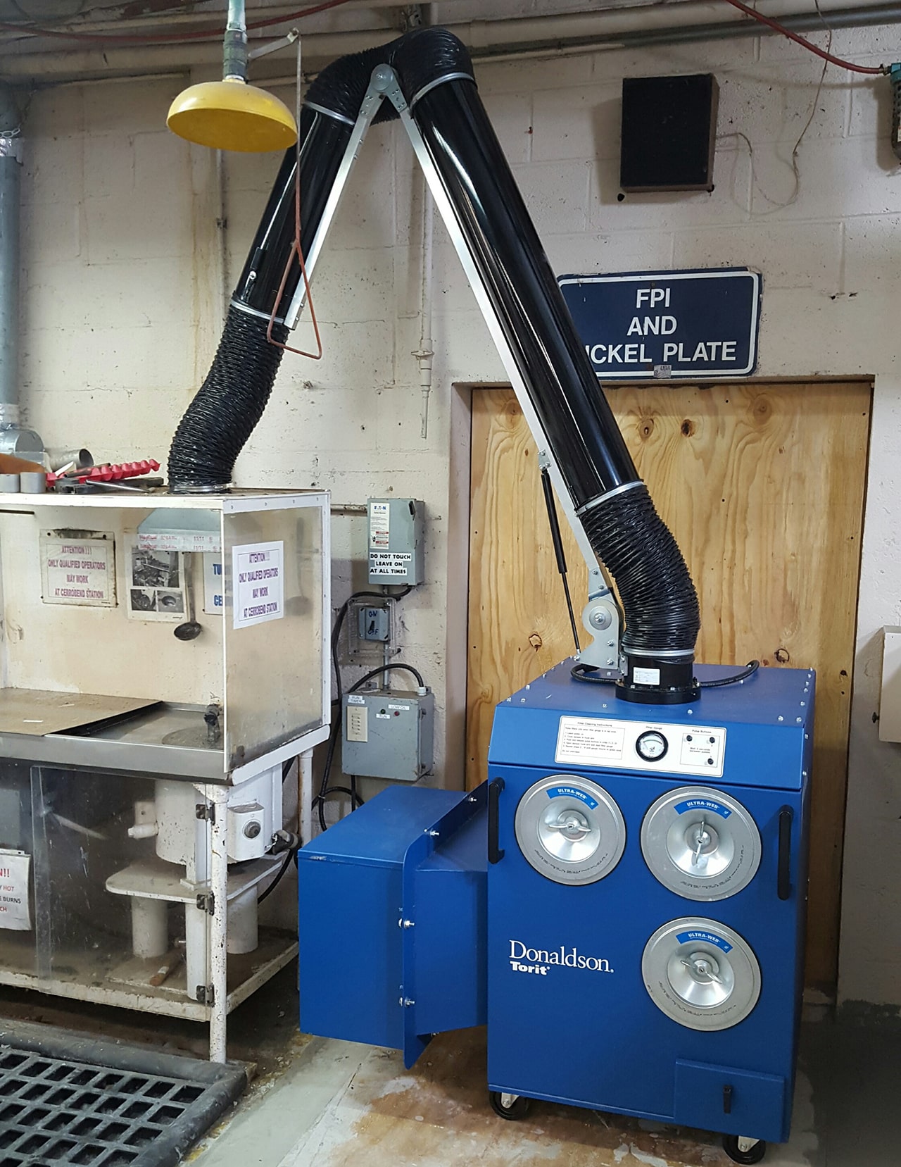 Weld smoke collectors Portable and stationary Flex arms