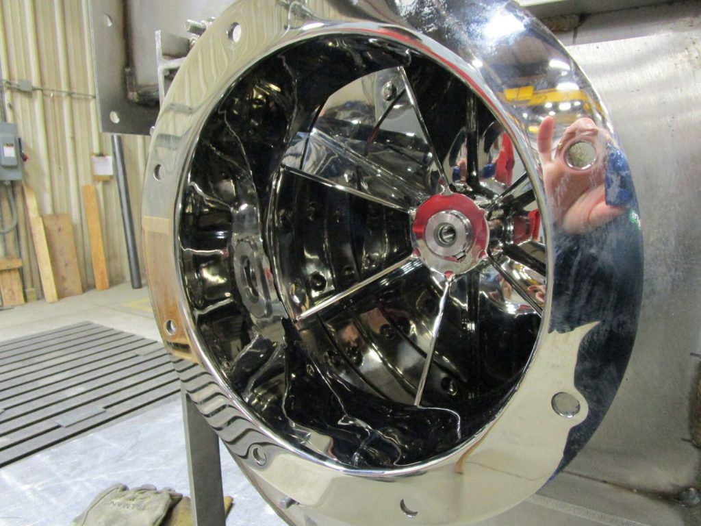 Interior View of electropolished fan