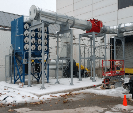 Explosion Isolation on Exhaust Duct