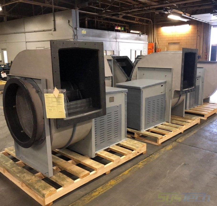 FRP Centrifugal Fans Ready to Ship to WWTP Facility