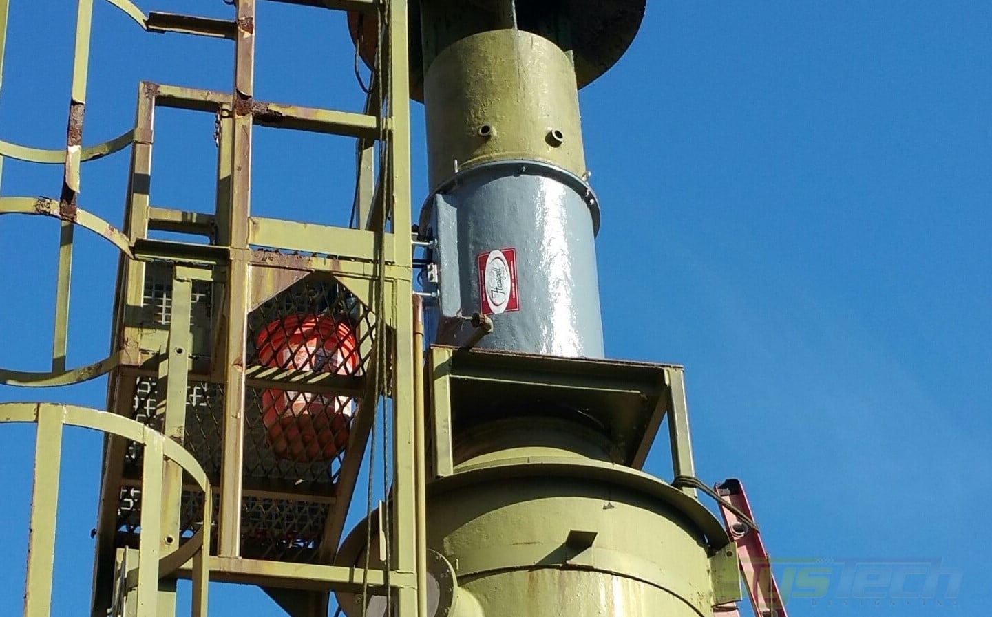 FRP Duct Axial Scrubber Exhaust Fan