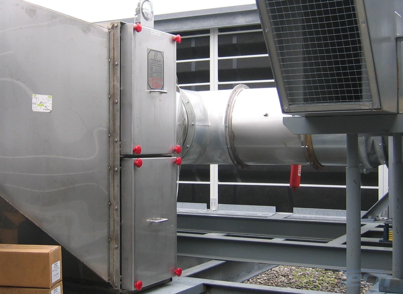 HEPA Filter Housing after Dust Collector Exhaust