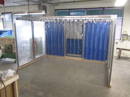 Dust Control Booth - Soft Wall Stationary Enclosure