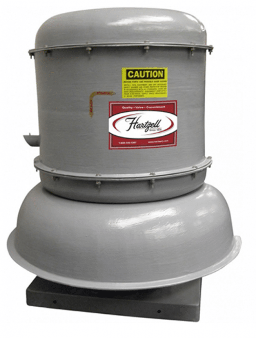 Fiberglass Downblast Exhausters - Hartzell Air Movement - Series 82