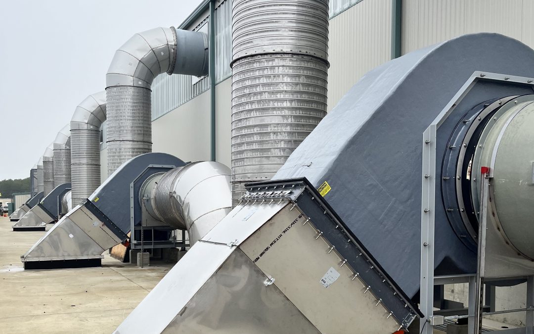 Compost Facility Aeration Fans