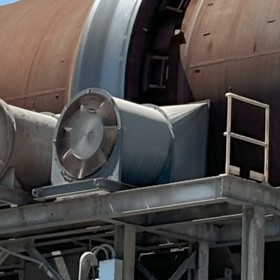 Hartzell Axial Fan used for Kiln Cooling