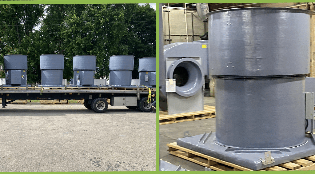 Chemical Plant FRP Exhaust Roof Fans