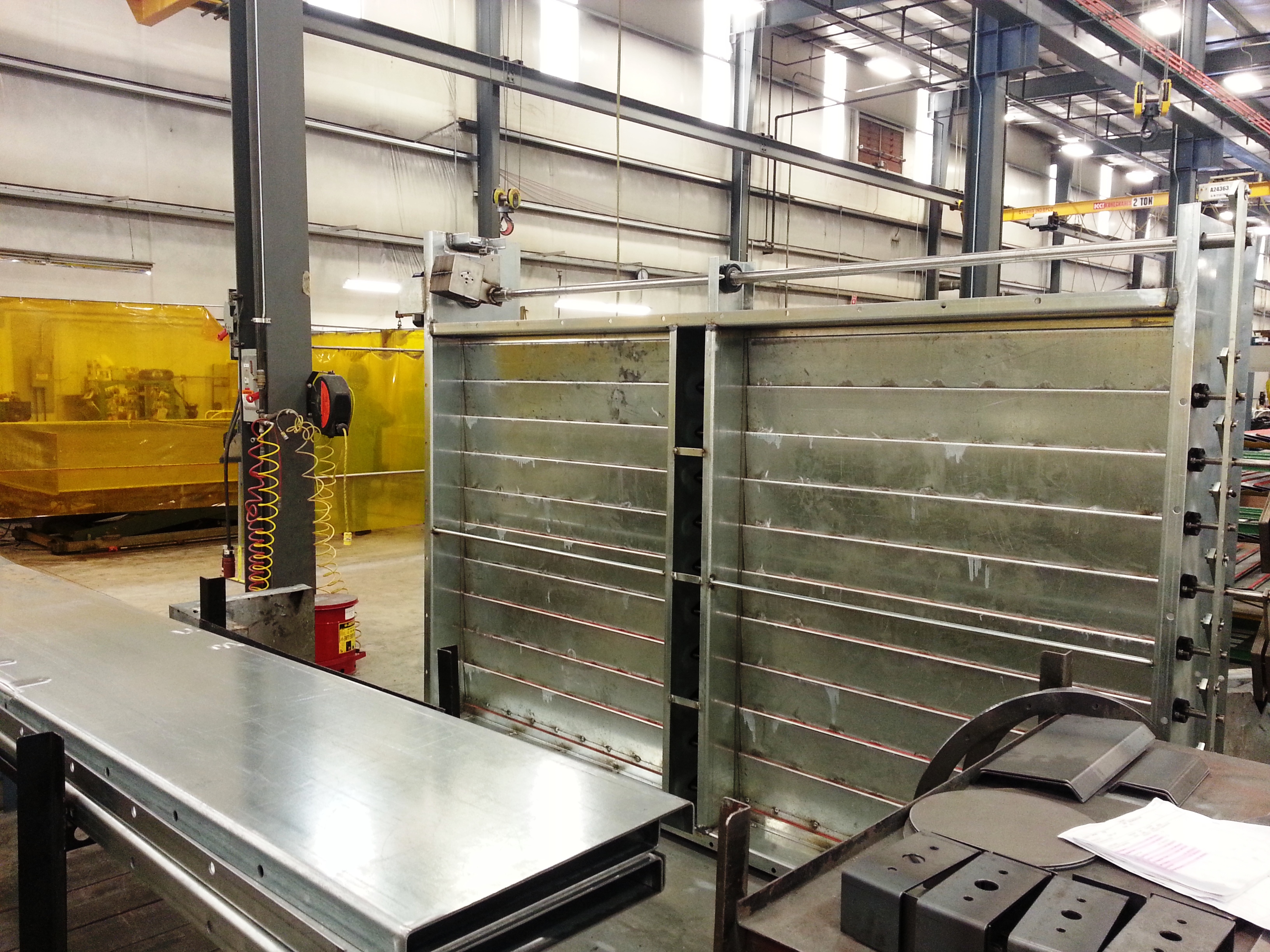 Industrial Dampers & Louvers Air Systems Duct & Fittings