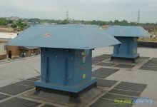 Two (2) Hartzell Air Movement Series 19 roof filtered supply fans, 13,400 CFM each.
