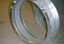 Round Flex Connector available with either EPDM or Gortex material.