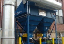 Explosion Isolation Flap Valve on Donaldson PowerCore® dust collector.