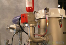 Explosion Suppression on Vacuum Dust Collector.