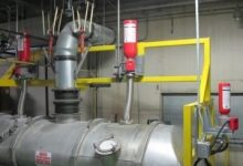Fluid Bed Dryer with an IEP Technologies Explosion Suppression System.
