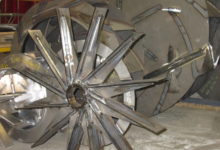 High Pressure radial exhauster wheel for expedited delivery