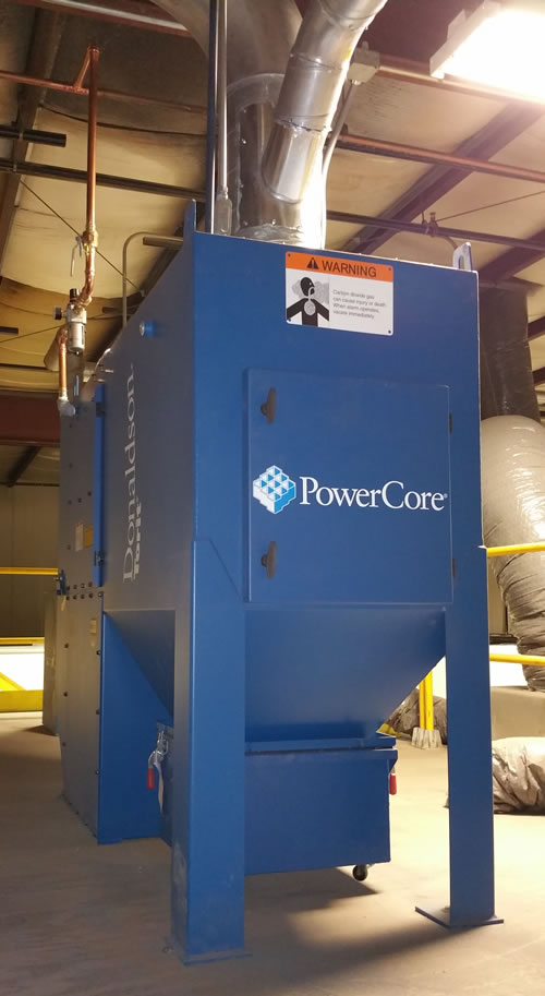 Minimalist Exterior Dust Collector for Large Space