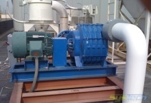 National Tubine multi-stage vacuum producer retrofitted to a MAC dust collector exhaust system.