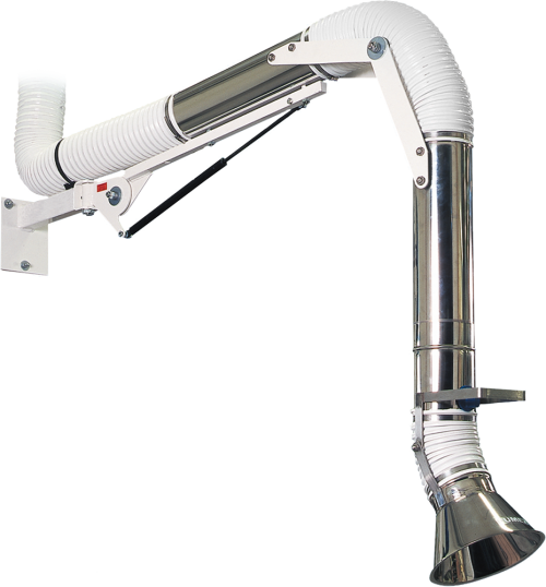 Chemical Fume Extraction Arm with Gas Spring