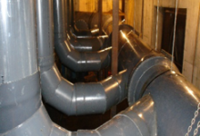 PVC duct manifold.