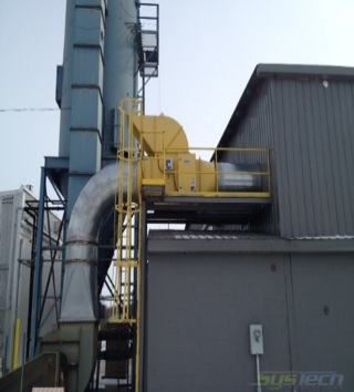 Wood Dust Collector Abort Damper