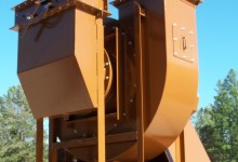 Quarry Fan, AirPro Model IEAH 400, 17,600 CFM @ 22” WG. Motor is 100 HP.