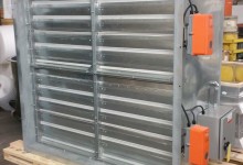 AWV Industrial Damper with electric operator